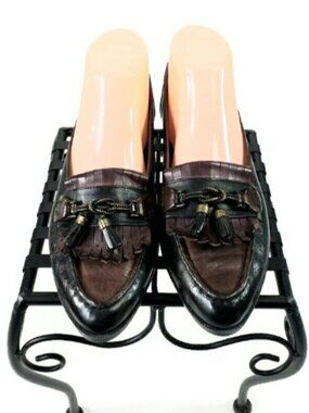 Tivoli Womens 8.5 Tricolor Leather Kiltie Tassel Loafers Slip On